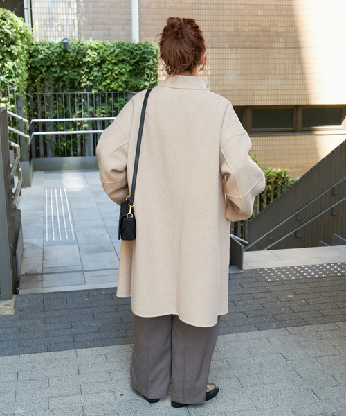 S120ブレンドリバーシブルミドル丈コート（その他アウター）｜B.C