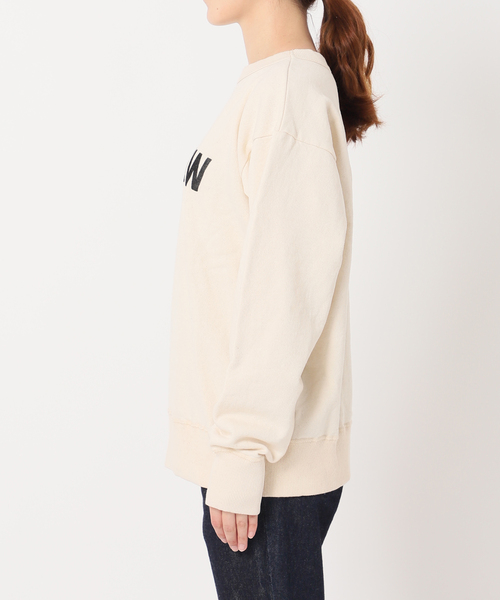MIXTA（ミクスタ）の「【MIXTA/ミクスタ】MELLOW CREW SWEATSHIRTS：スウェット（スウェット・レディース・アイボリー・MEDIUM）」の8枚目の写真