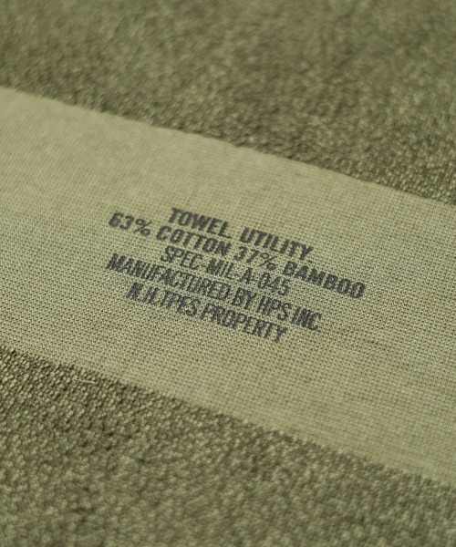 Hippopotamus（ヒポポタマス）の「【N.HOOLYWOOD x HIPPOPOTAMUS】オーガニックコットン＆バンブー フェイスタオル（タオル・レディース・カーキ/ベージュ/ダークカーキ・FREE）」の7枚目の写真