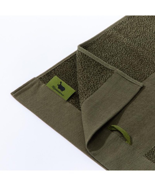 Hippopotamus（ヒポポタマス）の「【N.HOOLYWOOD x HIPPOPOTAMUS】オーガニックコットン＆バンブー フェイスタオル（タオル・レディース・カーキ/ベージュ/ダークカーキ・FREE）」の6枚目の写真