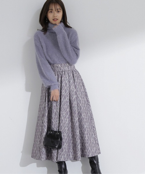 PROPORTION BODY DRESSING(プロポーションボディドレッシング)の「アシメネックニット / 1213270031(ニット/セーター・レディース・ホワイト系その他/ブラウン/ブルー・FREE)」の6枚目の写真