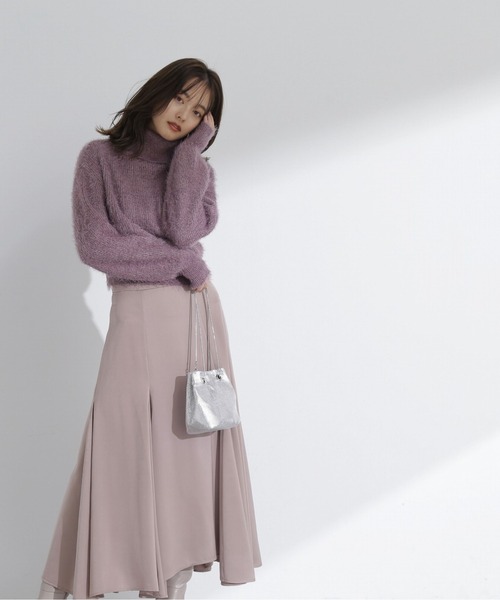 PROPORTION BODY DRESSING(プロポーションボディドレッシング)の「アシメネックニット / 1213270031(ニット/セーター・レディース・ホワイト系その他/ブラウン/ブルー・FREE)」の12枚目の写真