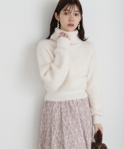 PROPORTION BODY DRESSING(プロポーションボディドレッシング)の「アシメネックニット / 1213270031(ニット/セーター・レディース・ホワイト系その他/ブラウン/ブルー・FREE)」の13枚目の写真