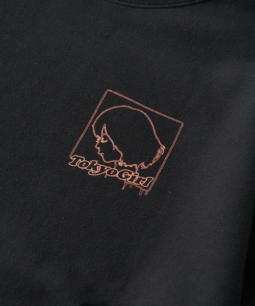 TOKYOGIRL（トーキョーガール）の「《WEB限定》【TOKYO GIRL】東京ガールクルースウェット（スウェット・レディース・チャコールグレー/アッシュグレー/ブラック/グリーン/ダークグレー・FREE）」の6枚目の写真