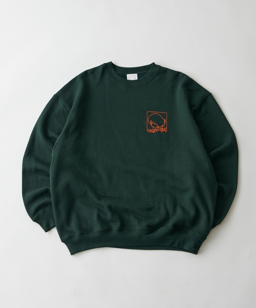 TOKYOGIRL（トーキョーガール）の「《WEB限定》【TOKYO GIRL】東京ガールクルースウェット（スウェット・レディース・チャコールグレー/アッシュグレー/ブラック/グリーン/ダークグレー・FREE）」の11枚目の写真