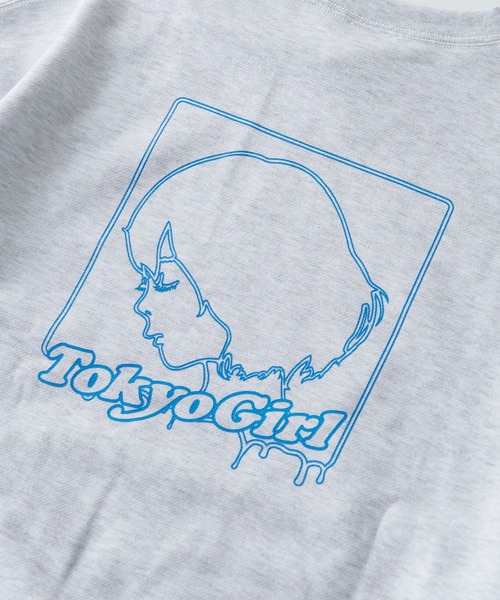 TOKYOGIRL（トーキョーガール）の「《WEB限定》【TOKYO GIRL】東京ガールクルースウェット（スウェット・レディース・チャコールグレー/アッシュグレー/ブラック/グリーン/ダークグレー・FREE）」の19枚目の写真