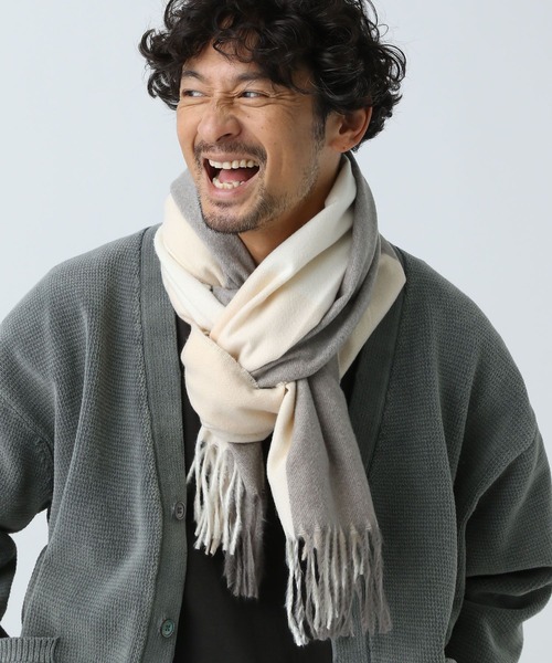 BAYFLOW（ベイフロー）の「チェックマフラー（マフラー）」 - WEAR