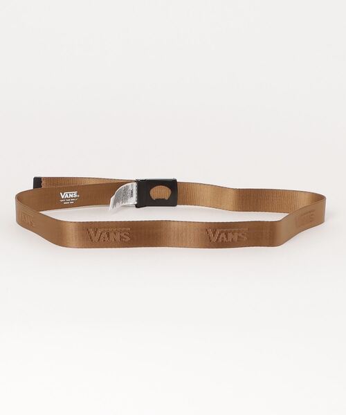 VANS（バンズ）の「【VANS】ヴァンズ OFF THE WALL WEB BELT ガチャベルト VN0A7S97（ベルト・メンズ・ブラック/アッシュブラウン・FREE）」の3枚目の写真