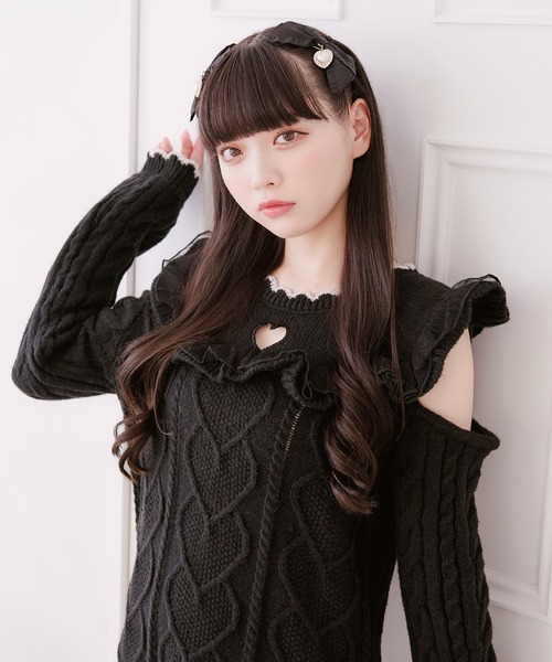 Pal elfy（パルエルフィー）の「ハートニットワンピ（ワンピース