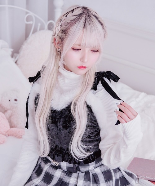KISHIDAMIKI ファーショートビスチェ KISHIDAMIKI ファーショートビスチェ