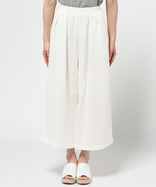 mystic（ミスティック）の「ワイドパンツ（その他パンツ・レディース・オフホワイト/グレー/チャコールグレー・ﾌﾘ-）」の4枚目の写真