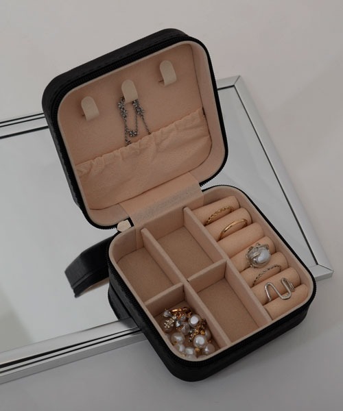 セール】【resonance】シンプルデザイン アクセサリーケース