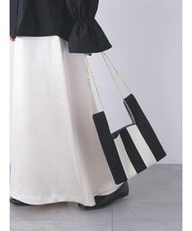 Lugnoncure | チェーン付ニットマルシェバッグ(ハンドバッグ)