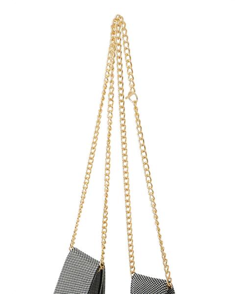 Lugnoncure（ルノンキュール）の「チェーン付ニットマルシェバッグ（ハンドバッグ・レディース・オフホワイト/ブラック/グレー・F）」の15枚目の写真