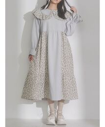 merry jenny | キリカエflowerフリルワンピース(ワンピース)