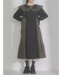 merry jenny | キリカエflowerフリルワンピース(ワンピース)