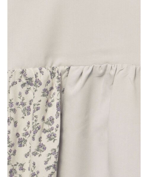 merry jenny（メリージェニー）の「キリカエflowerフリルワンピース（ワンピース・レディース・ライトブルー/ベージュ/ブラック・FREE）」の8枚目の写真