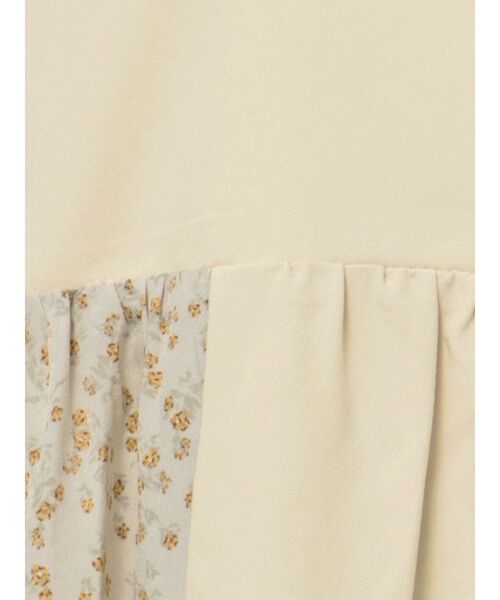 merry jenny（メリージェニー）の「キリカエflowerフリルワンピース（ワンピース・レディース・ライトブルー/ベージュ/ブラック・FREE）」の9枚目の写真