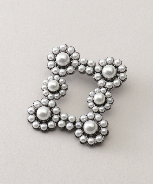 Junco Parisジュンコパリ パール　オーバル　ブローチ　IENA luvri_juncoparis-0171