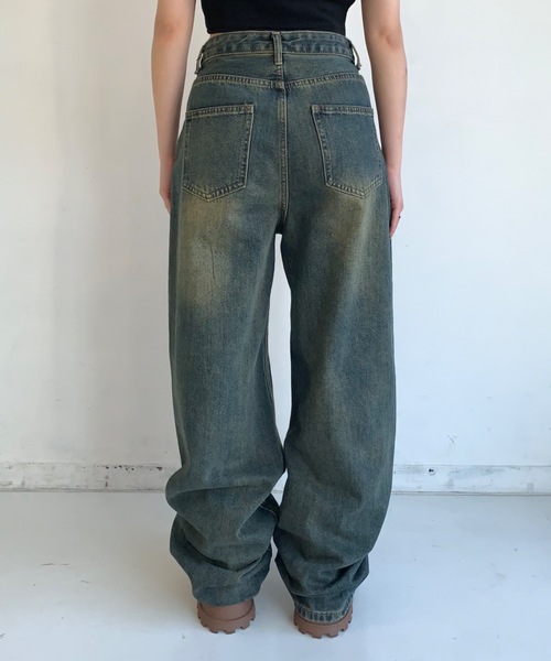 ライトストーンデニム miniministore ジーンズ デニム デニムパンツ キラキラデニム
