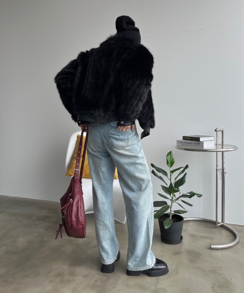 SNSで話題のキラキラデニム!】オーロララインストーン付き