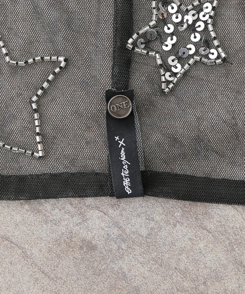 SLOBE IENA(スローブイエナ)の「【OneTeaSpoon/ワンティースプーン】 STAR SLIP DRESSワンピース(ワンピース・レディース・ブラック・FREE)」の15枚目の写真