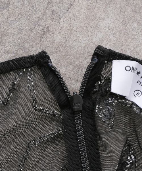 SLOBE IENA(スローブイエナ)の「【OneTeaSpoon/ワンティースプーン】 STAR SLIP DRESSワンピース(ワンピース・レディース・ブラック・FREE)」の20枚目の写真