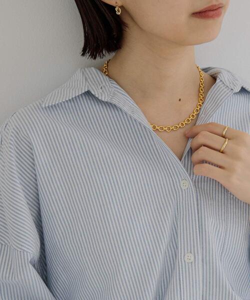URBAN RESEARCH（アーバンリサーチ）の「リングチェーンネックレス（ネックレス・レディース・ゴールド・-）」の2枚目の写真