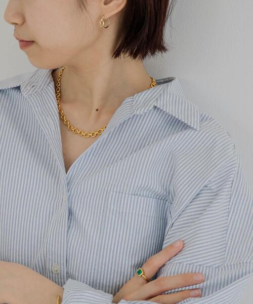 URBAN RESEARCH（アーバンリサーチ）の「リングチェーンネックレス（ネックレス・レディース・ゴールド・-）」の3枚目の写真