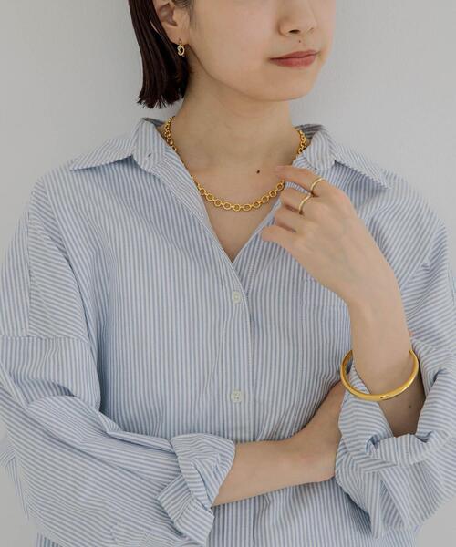 URBAN RESEARCH（アーバンリサーチ）の「リングチェーンネックレス（ネックレス・レディース・ゴールド・-）」の4枚目の写真