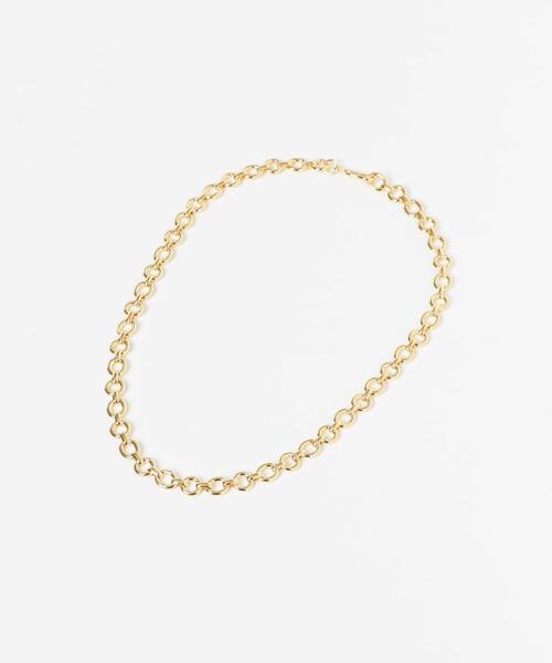 URBAN RESEARCH（アーバンリサーチ）の「リングチェーンネックレス（ネックレス・レディース・ゴールド・-）」の6枚目の写真