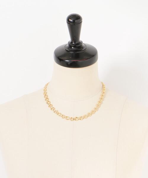 URBAN RESEARCH（アーバンリサーチ）の「リングチェーンネックレス（ネックレス・レディース・ゴールド・-）」の7枚目の写真