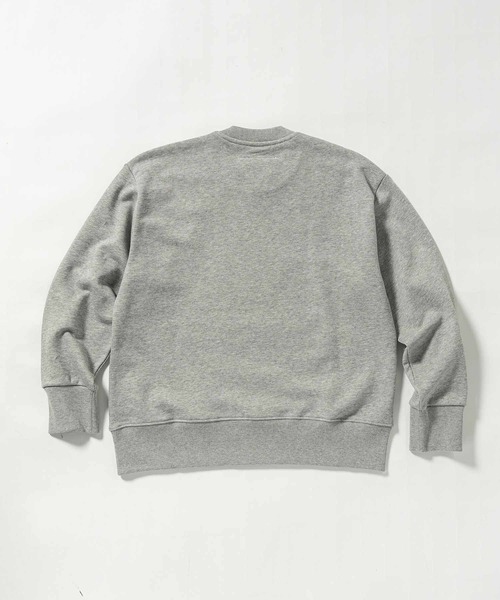 MM6 Maison Margiela（ｴﾑｴﾑｼｯｸｽ ﾒｿﾞﾝ ﾏﾙｼﾞｪﾗ）の「MM6 Maison Margiela(エムエムシックス メゾン マルジェラ)Kids & Junior ブランドロゴ長袖スウェットプルオーバー（パーカー・キッズ・グレー・12Y/16Y/14Y/10Y）」の3枚目の写真