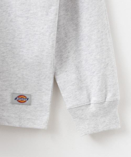 Dickies(ディッキーズ)の「Dickies 別注 胸ポケット ワンポイントロゴ ロングスリーブTEE(Tシャツ/カットソー・メンズ・ブラック/ホワイト/カーキ/杢グレー・XXL/M/L/S/XL)」の9枚目の写真