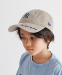 NEW ERA的「【NEW ERA（ニューエラ）】別注VISORロゴキャップ（KIDS）（帽子）」