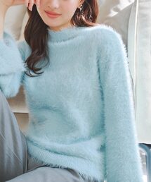 ハイネックシャギーニットシャギー ニット 冬」に該当する