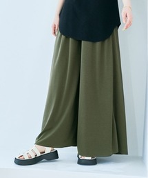 スカートのような ワイド フレア ロング パンツ
