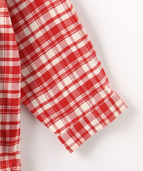 wonderland（ワンダーランド）の「＜wonderland＞ フーディー シャツ（シャツ/ブラウス・メンズ・ライラック/レッド・L/XL）」の5枚目の写真