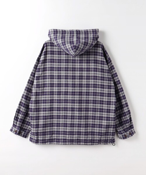 wonderland（ワンダーランド）の「＜wonderland＞ フーディー シャツ（シャツ/ブラウス・メンズ・ライラック/レッド・L/XL）」の12枚目の写真