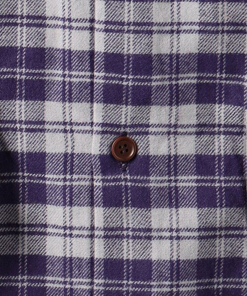 wonderland（ワンダーランド）の「＜wonderland＞ フーディー シャツ（シャツ/ブラウス・メンズ・ライラック/レッド・L/XL）」の14枚目の写真