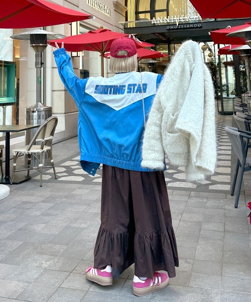 Alley by w closet（アリーバイダブルクローゼット）の「【Alley】コットンフリルキャミワンピース（ワンピース・レディース・スミクロ/オフホワイト・FREE）」の21枚目の写真