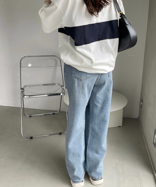 U.S. POLO ASSN.(ユーエスポロアッスン)の「U.S. POLO ASSN. レトロポロハーフジップ(Tシャツ/カットソー・レディース・ブラック/ネイビー/グレー/オフホワイト・L/M)」の11枚目の写真