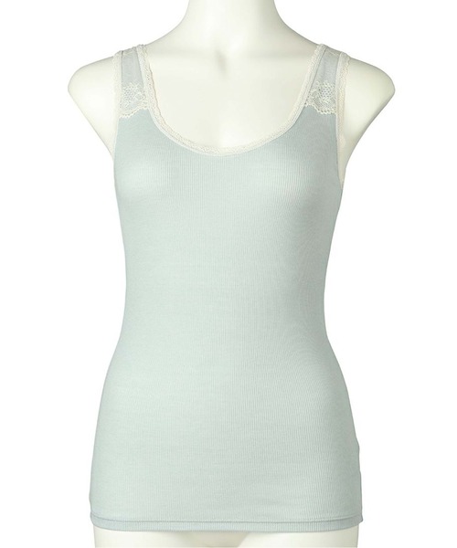 【セール】キッドブルー -２４シルキーベアリブ -キャミソール -KIWB323 -kidblue（インナーウェア/肌着）｜KID BLUE（キッドブルー）