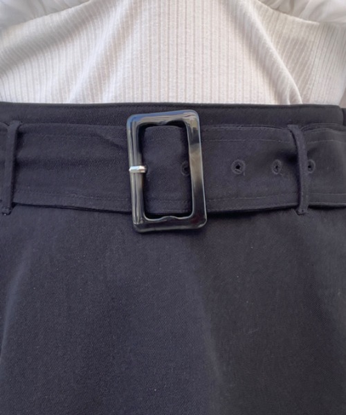 TORTE(トルテ)の「デニムレイヤードチュールスカート(スカート・レディース・ホワイト/ダークブルー/ブラック/ベージュ/ブルー/ブラック系その他・FREE)」の9枚目の写真