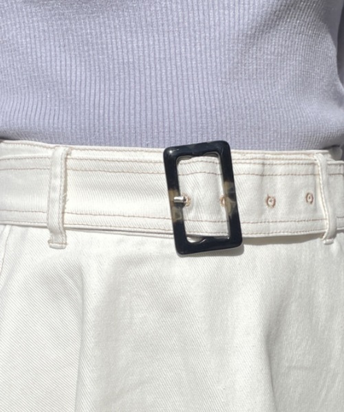 TORTE(トルテ)の「デニムレイヤードチュールスカート(スカート・レディース・ホワイト/ダークブルー/ブラック/ベージュ/ブルー/ブラック系その他・FREE)」の16枚目の写真