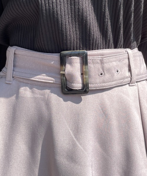 TORTE(トルテ)の「デニムレイヤードチュールスカート(スカート・レディース・ホワイト/ダークブルー/ブラック/ベージュ/ブルー/ブラック系その他・FREE)」の21枚目の写真