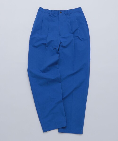 SHIPS（シップス）の「BATEAUX DE SHIPS: スーピマ コットン ツイル 2タック ワイドパンツ（その他パンツ・メンズ・ピンク/ブルー/ホワイト・2/1/3）」の3枚目の写真