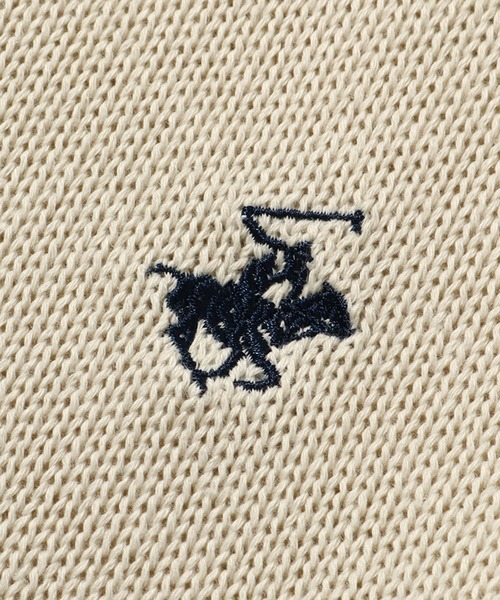 BEVERLY HILLS POLO CLUB(ビバリーヒルズポロクラブ)の「【BEVERLY HILLS POLO CLUB/ビバリーヒルズポロクラブ】ワンポイントポニー刺繍 ハーフジップポリニットプルオーバー(ニット/セーター・メンズ・ネイビー/ブラック/グリーン系/アイボリー/ネイビー系・L/M/LL)」の13枚目の写真