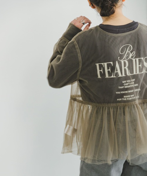 ITEMS URBANRESEARCH（アイテムズ アーバンリサーチ）の「チュールティアードプルオーバー（その他トップス・レディース・ブラック/モカ・FREE）」の10枚目の写真