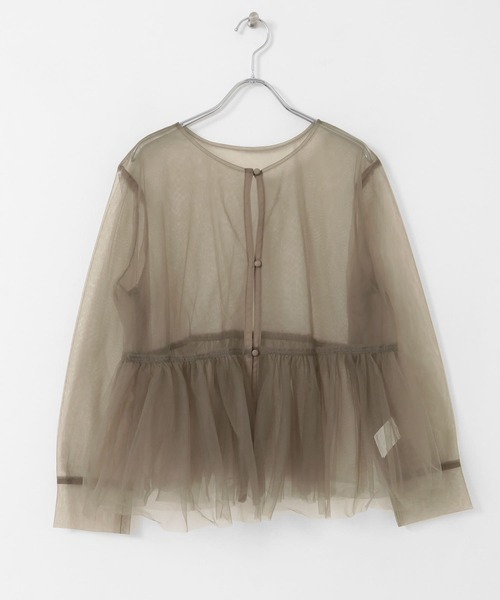 ITEMS URBANRESEARCH（アイテムズ アーバンリサーチ）の「チュールティアードプルオーバー（その他トップス・レディース・ブラック/モカ・FREE）」の22枚目の写真
